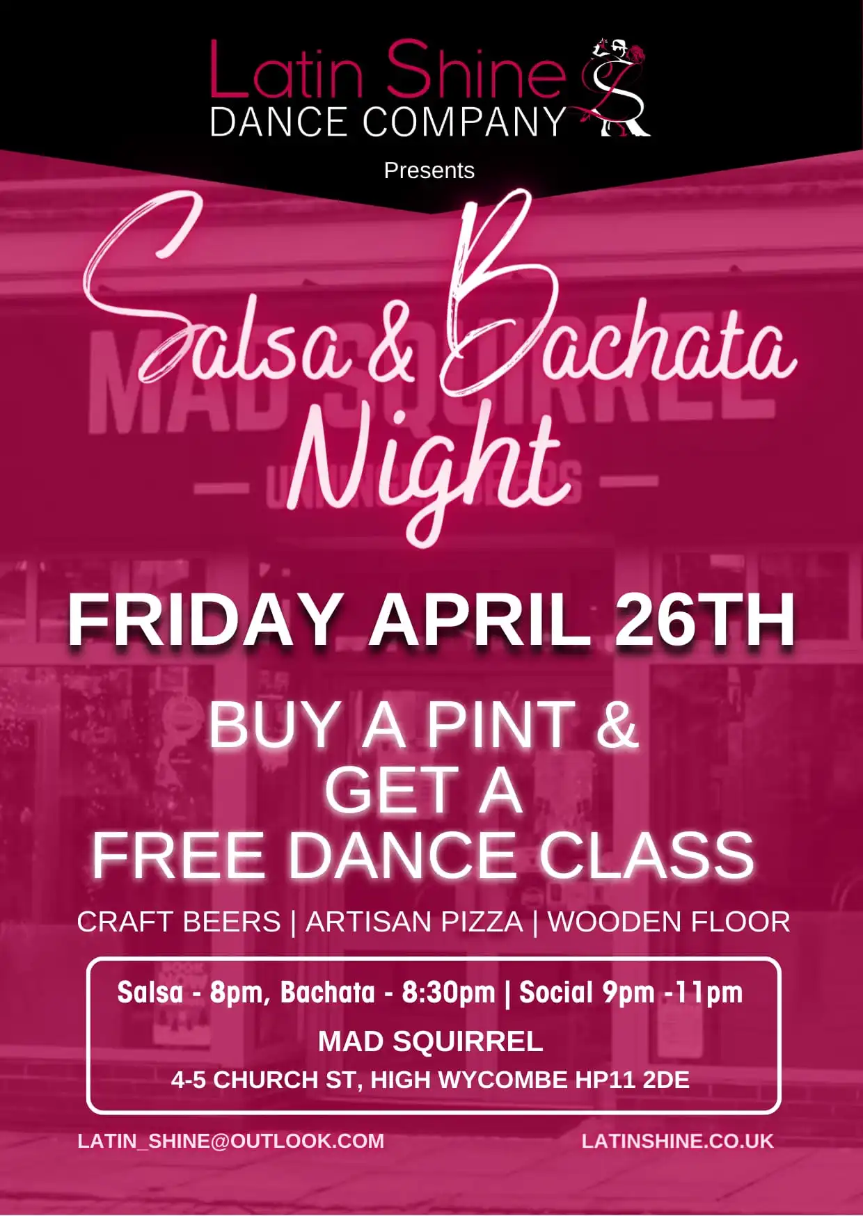 ⭐️ Salsa and Bachata Social Dancing Night - 26th April 2024 ⭐️